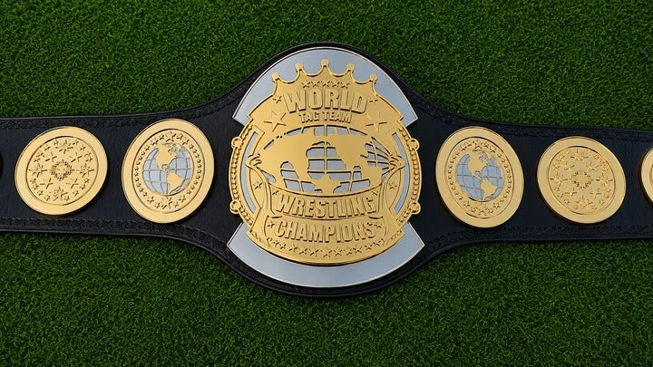 WORLD TAG TEAM Wrestling Championship HD CNC Title Belt