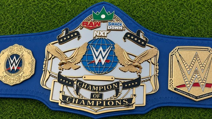 WWE CHAMPION OF CHAMPIONS Title Belt HD CNC