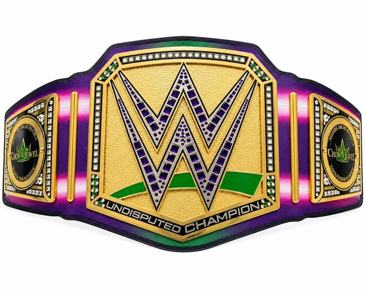 WWE Crown Jewel Undisputed Championship Replica Belt Purple Edition