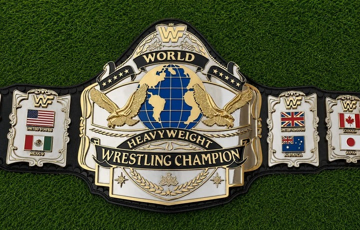 WWF Andre 87 Wrestling Championship Title CNC HD 24k Dual Plating Title Belt