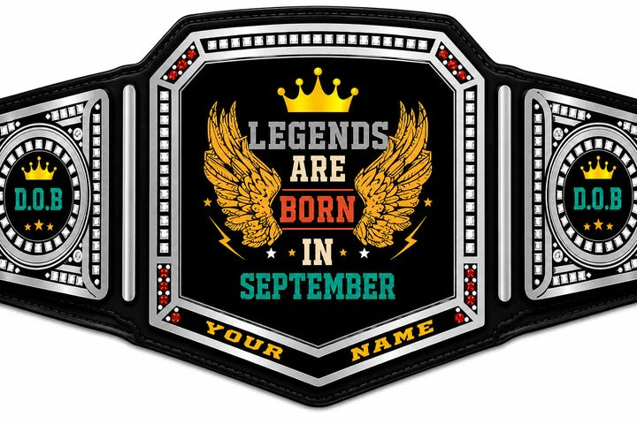 Legends Born In September Belt
