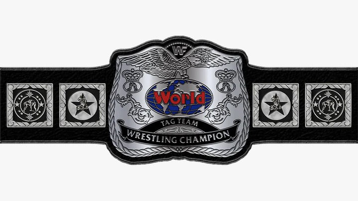 WWF World Tag Team Championship Belt Two Belts