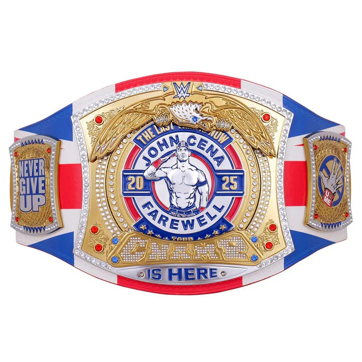 John Cena Farewell Tour 2025 London Spinner Championship Replica Title Belt