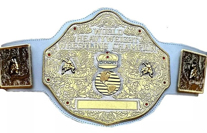 BIG GOLD World Heavyweight Championship Tittle Replica Belt Adult 4MM die castes