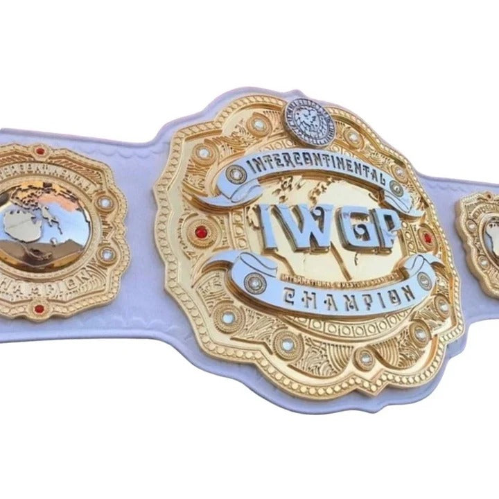 IWGP Intercontinental Champion Wrestling Belt 6 MM Replica Title Adult Size