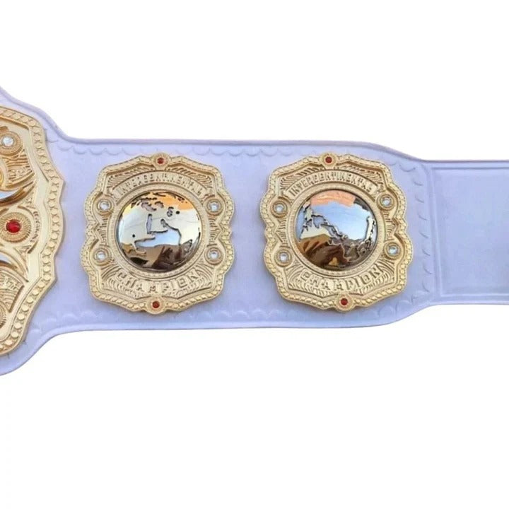 IWGP Intercontinental Champion Wrestling Belt 6 MM Replica Title Adult Size