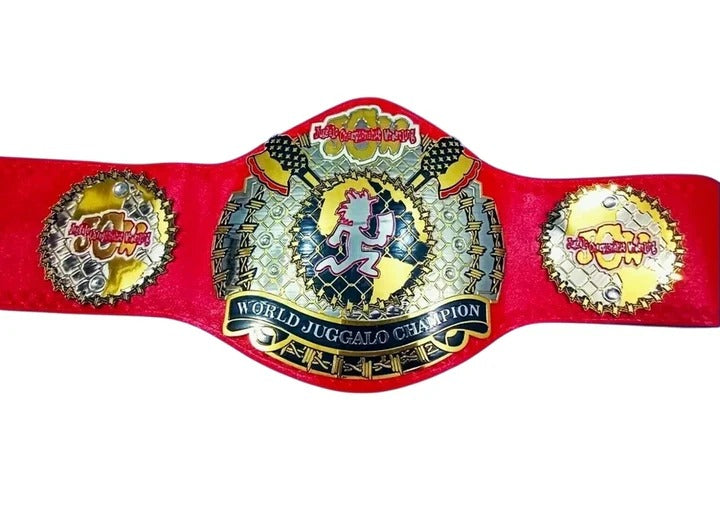 JCW World Juggalo Heavyweight Wrestling Championship Title Belt Adult Size