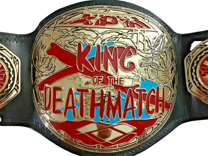 King XPW of the Deathmatch Wrestling Championship belt Replica 4M Zinc Metal New