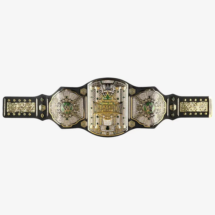 Mens Crown Jewel Championship Belt Premium Gold Plated Replica Title