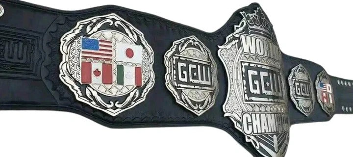 Oval IC Intercontinental Wrestling belt Championship 4mm Zinc Replica adult size