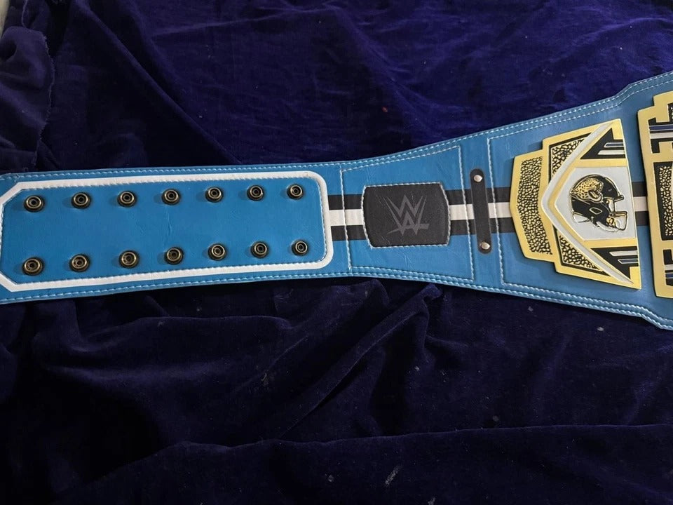 New Jacksonville Jaguars Legacy Title Championship Belt 2mm Zinc Adult Siz