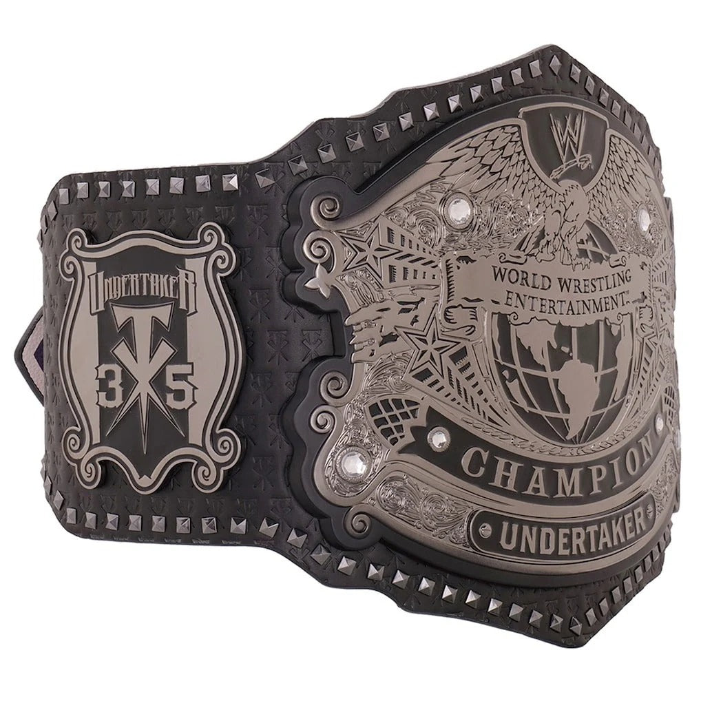 THE UNDERTAKER 35 YEARS AMERICAN BADASS SIGNATURE SERIES CHAMPIONSHIP TITLE BELT