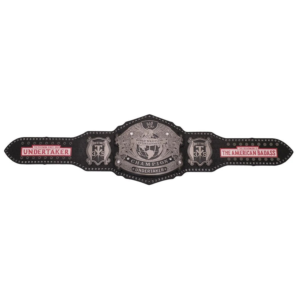 THE UNDERTAKER 35 YEARS AMERICAN BADASS SIGNATURE SERIES CHAMPIONSHIP TITLE BELT