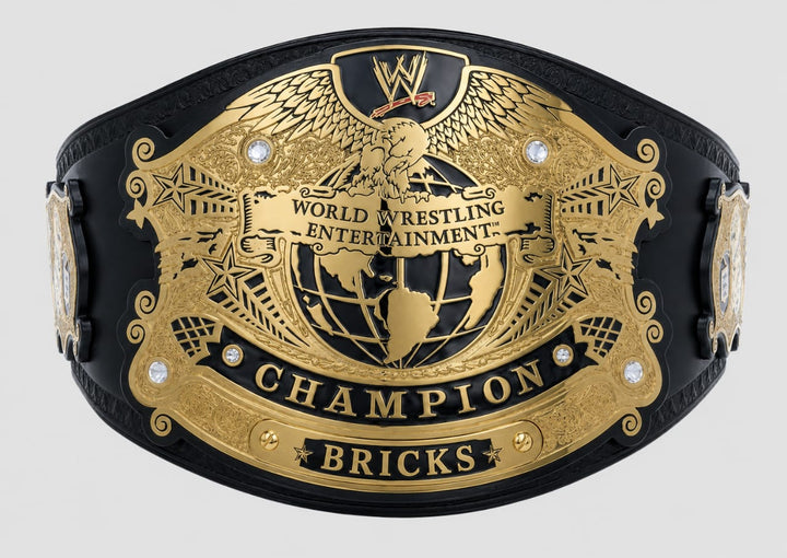 WWE Undisputed Championship Deluxe Replica Title Belt BRICKS