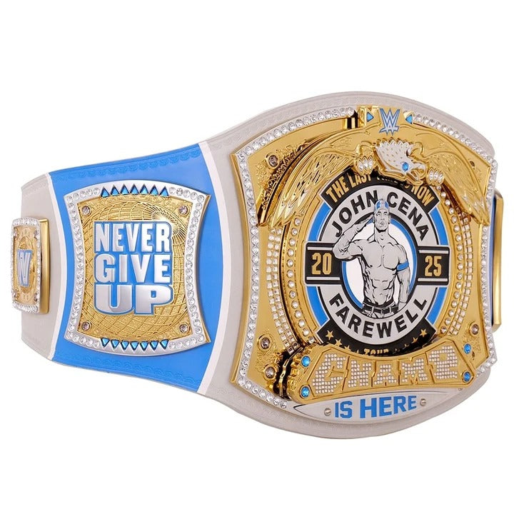 John Cena Farewell Tour 2025 Grand Rapids Spinner Championship Replica Title Belt