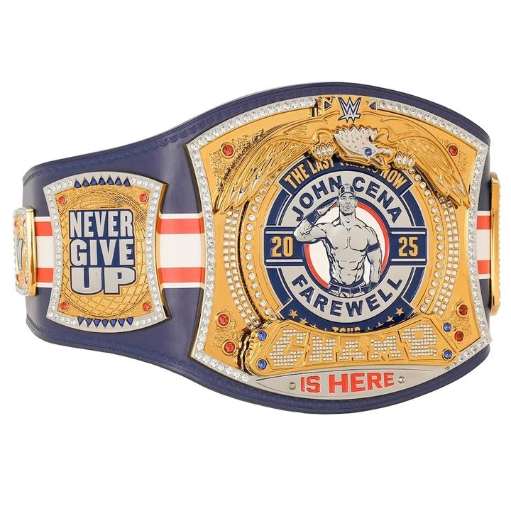 John Cena Farewell Tour 2025 Chicago Spinner Championship Replica Title Belt