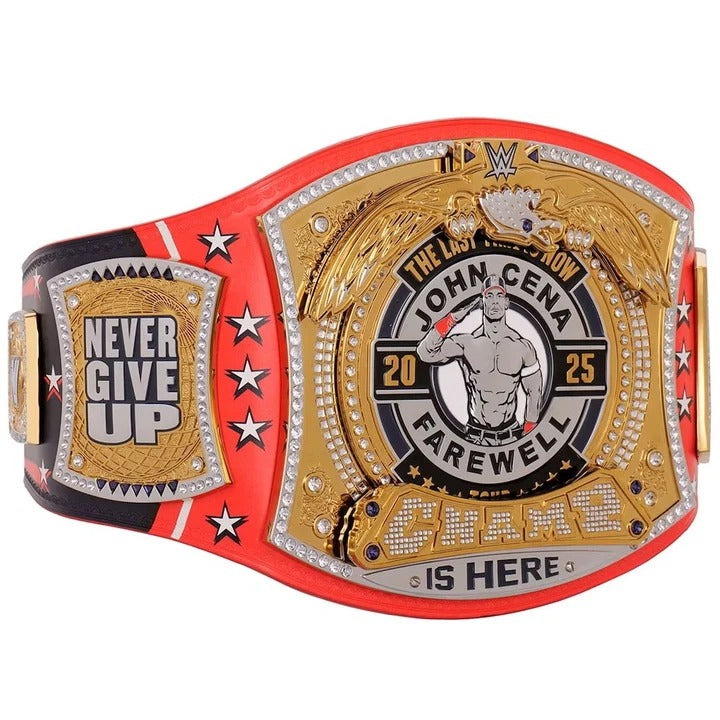 John Cena Farewell 2025 Washington Spinner Championship Replica Title Belt