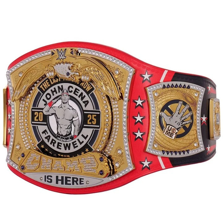 John Cena Farewell 2025 Washington Spinner Championship Replica Title Belt