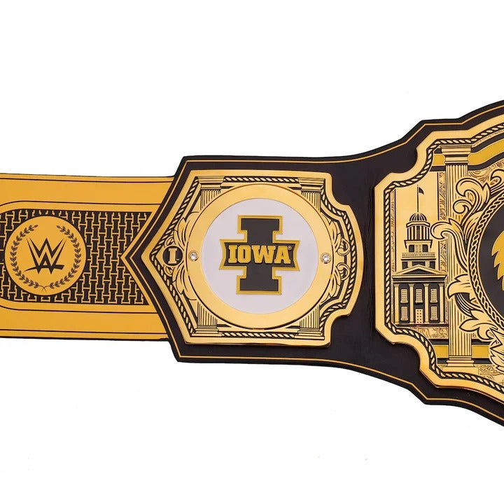 Iowa Hawkeyes WWE Legacy Title Belt