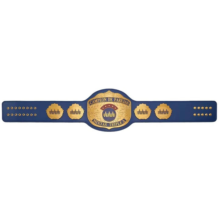 AAA World Mixed Tag Team Championship Replica Title Belt