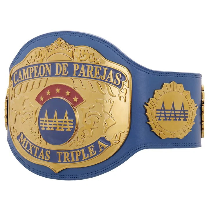 AAA World Mixed Tag Team Championship Replica Title Belt