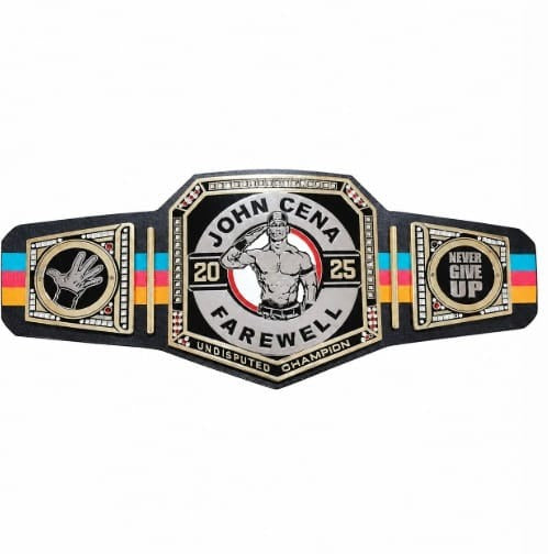 John Cena 2025 Farewell Undisputed Championship Belt Limited Edition Replica Title