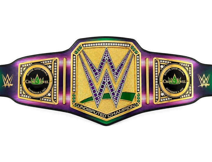 WWE Crown Jewel Undisputed Championship Replica Belt Purple Edition