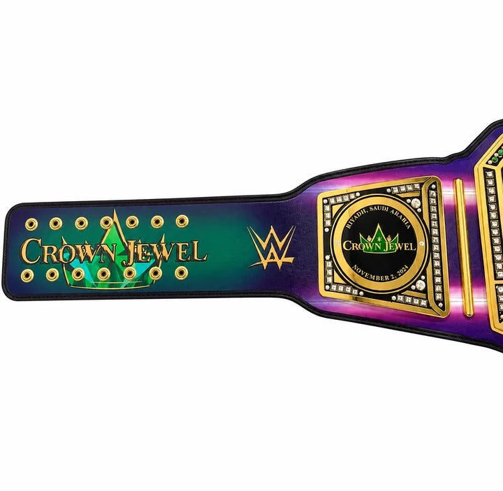 WWE Crown Jewel Undisputed Championship Replica Belt Purple Edition