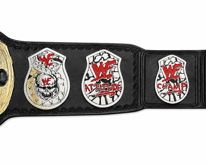WWF Hardcore World Heavyweight Championship Replica Belt Classic Skull Edition