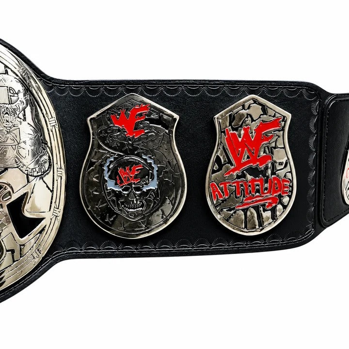 WWF Hardcore World Heavyweight Championship Replica Belt Classic Skull Edition
