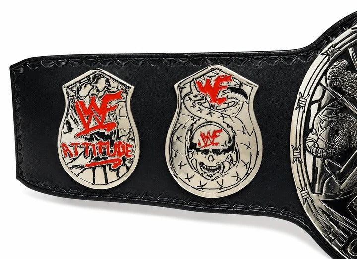 WWF Hardcore World Heavyweight Championship Replica Belt Classic Skull Edition