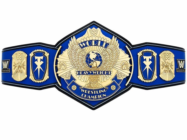 WWE Undertaker World Heavyweight Championship Replica Belt Blue Eagle Edition