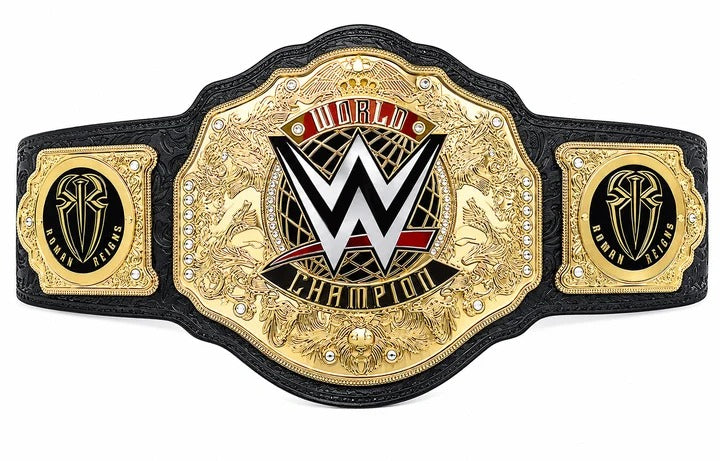 New Heavyweight Championship Belt Wrestling Replica Title 2mm Brass Adult Roman