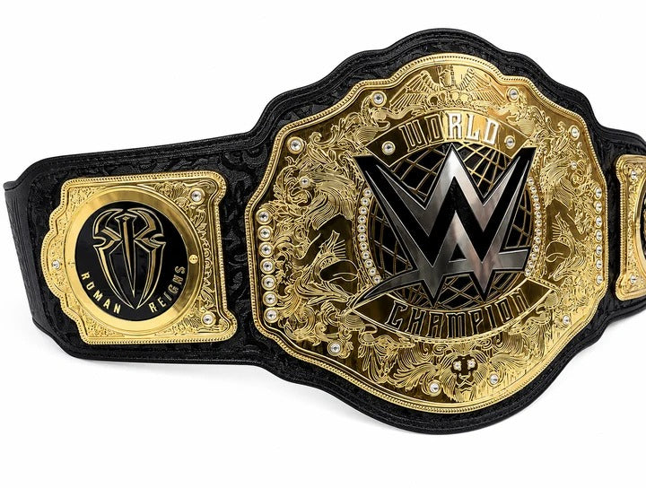 New Heavyweight Championship Belt Wrestling Replica Title 2mm Brass Adult Roman