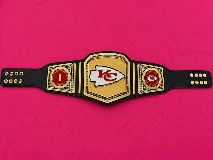 24K GOLD CNC Kansas City Chiefs Championship Belt