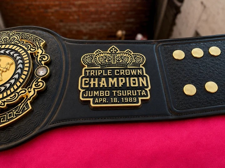 24K GOLD Tripple Crown World Heavyweight Premium CNC Championship Belt