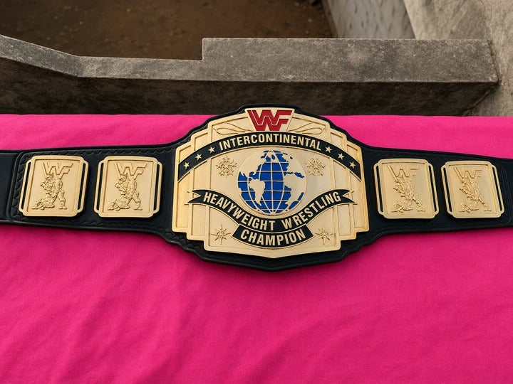 The 24K GOLD WWF Intercontinental World Premium CNC Championship Belt Replica