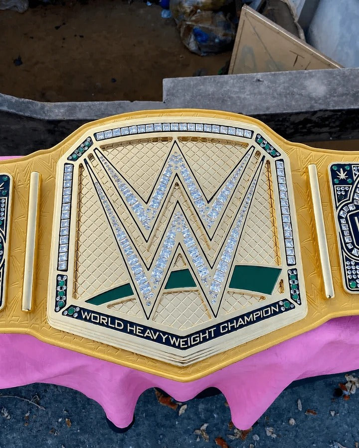 The 24K GOLD Wrestle Mania Premium CNC Championship Belt Replica