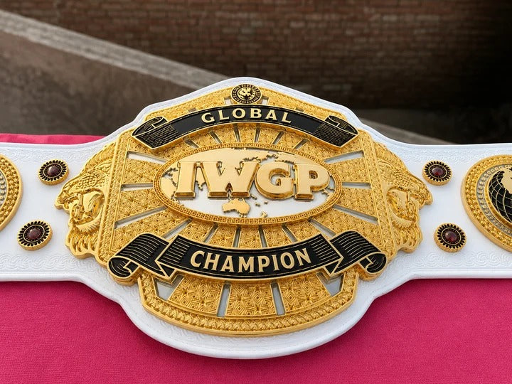 The 24K GOLD Global IWGP Premium CNC Championship Belt Replica