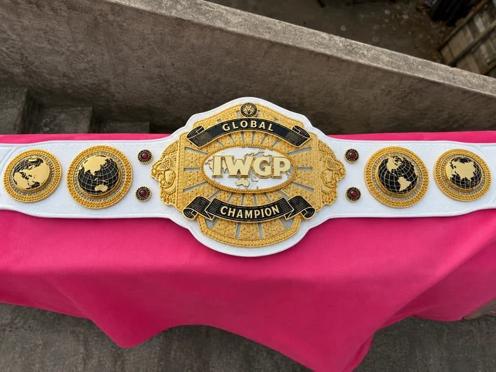 The 24K GOLD Global IWGP Premium CNC Championship Belt Replica
