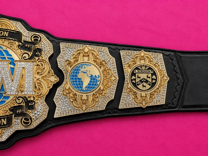 The 24K CNC AWO World Champion Premium CNC Championship Belt Replica Reg