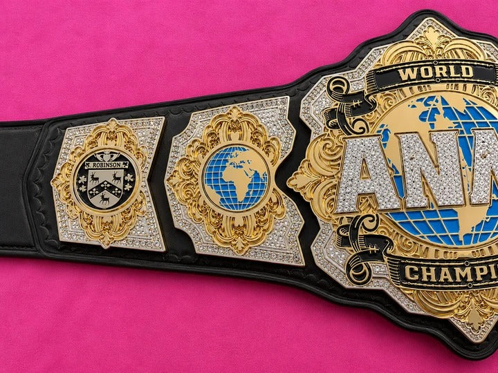 The 24K CNC AWO World Champion Premium CNC Championship Belt Replica Reg