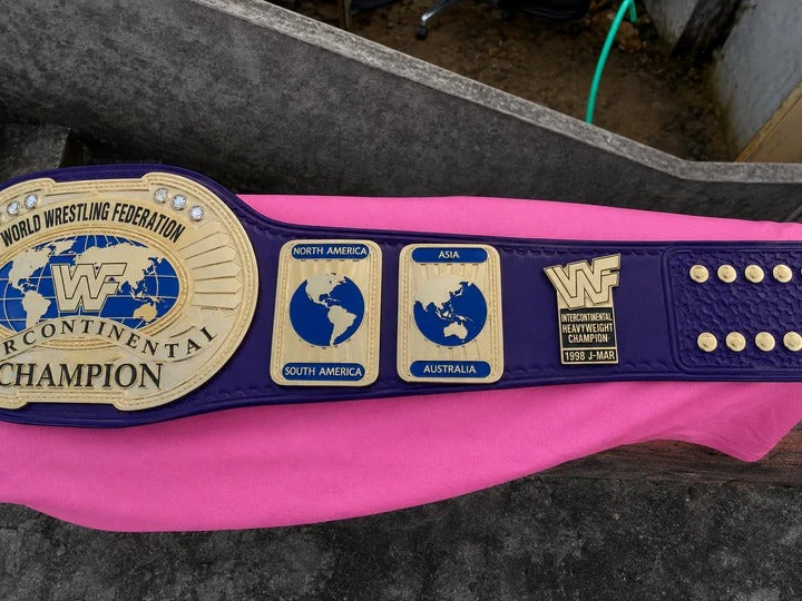 24K CNC WWF Intercontinental Championship Belt