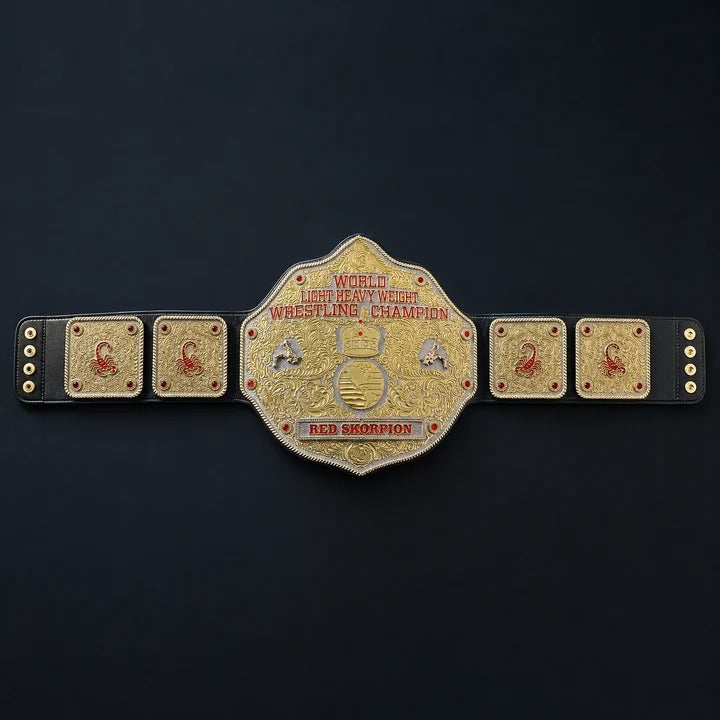Cusotm Big Gold Championship Belt Brass