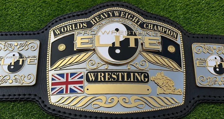 Pro Wrestling Elite Wrold Heavyweight Wrestling Championship Title Belt HD CNC