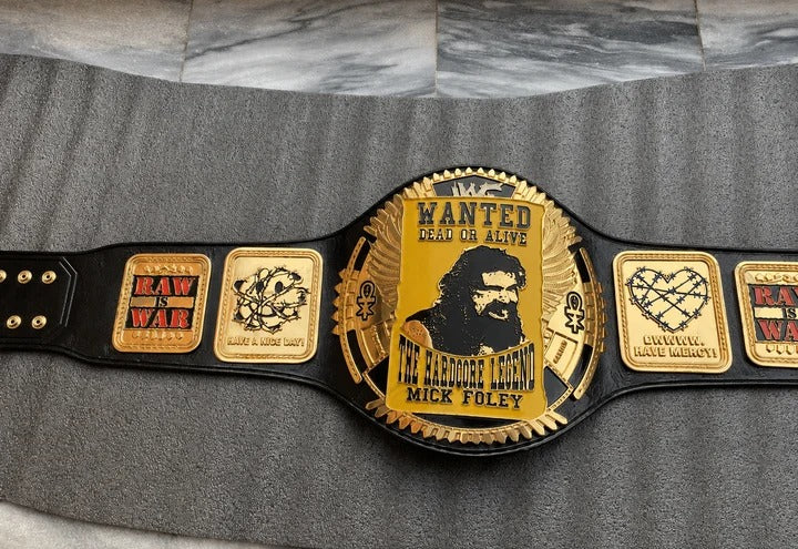 WWF Mick Foley Hardcore Legend HD CNC Title Belt