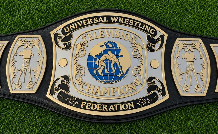 UWF UNIVERSAL TV Wrestling Championship Title Belt HD CNC