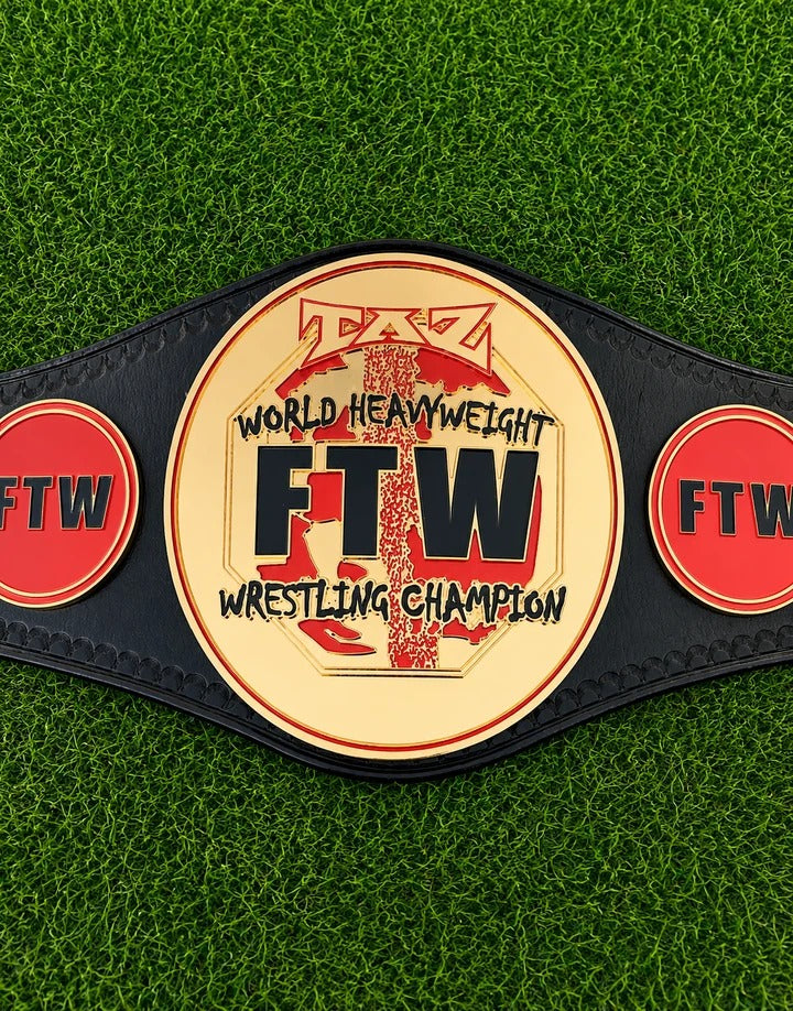 FTW TAZ World Heavyweight Championship Title Belt CNC