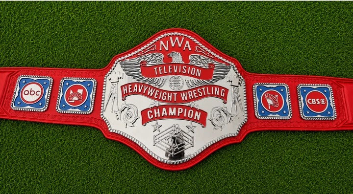 NWA TV Wrestling Championship Title Belt HD CNC