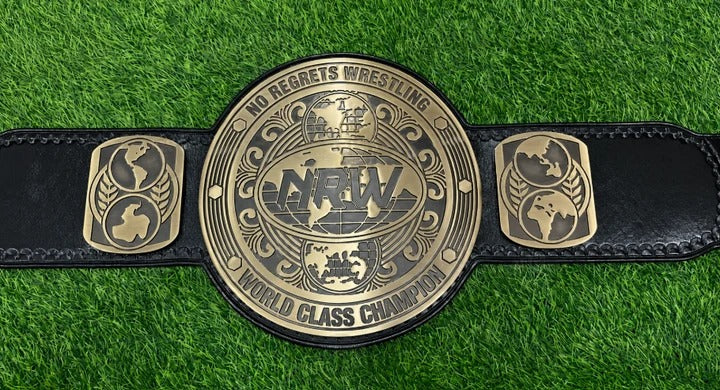 Custom NRW Wrestling HD CNC Antique Title Belt